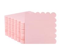 LOEFLIFA 150 Piezas Servilletas Desechables Rosa con Diseño Acampanado Paquete para Fiestas Bodas y Cumpleaños