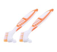 LOEFLIFA 2 Piezas Cepillo para Limpieza de Caparazón de Tortuga Acuática con Cerdas Resistentes y Mango Antideslizante para Eliminar Barro y Suciedad Acuarios y Hogares