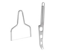 LOEFLIFA 2 Piezas De Bloque Duro Cortador De Plata Herramientas De Queso Kit De Mantequilla Para Cocina Cortador De Acero Inoxidable