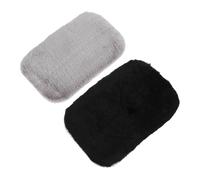 LOEFLIFA 2 piezas Guantes de Limpieza de Zapatos de Pluma Guantes de Pulido Multifuncionales para Cuidado de Calzado Limpiador de Zapatos de Suave Color Aleatorio Color Color Aleatorio