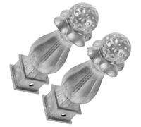 LOEFLIFA 2piezas Remates Decorativos para Cercas De Cubiertas para Barandillas Toppers De Jardín Accesorios para Embellecer Cercas y Jardines