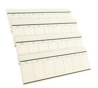 LOEFLIFA 4 piezas Planificador Semanal Notas para Planificación de Horarios y Planes de Negocio Desprendibles para Registro y Organización de Tareas Diarias