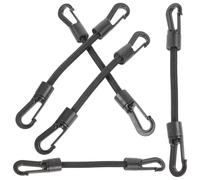 LOEFLIFA 5 Piezas Cuerdas Elásticas con Gancho Metálico Resistente para Uso Diario y Camping al Aire Correas Pequeñas Portátiles para Fijación Segura Actividades Recreativas