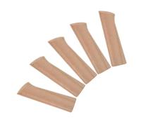 LOEFLIFA 5pares Mango De Cuchillo De Madera Maciza Mango Antideslizante Para Cortar Empuñadura De Madera Para De Cocina Accesorios De Reemplazo Para Ergonómico Para Reparación De