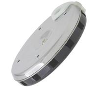 LOEFLIFA Afinador Redondo de 13 Tonos para Violín, Ukelele, Selector Cromático 13 Orificios, Dispositivo de Afinación Profesional en Hierro y Abs para Músicos y Uso en Instrumentos