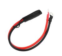 LOEFLIFA Cable Sae Terminal Anillo con Desconexión Rápida Extensión Resistente al Agua para Batería de Coche Motocicleta y Tractor Cubierta Protectora contra Lluvia Material Duradero