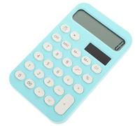 LOEFLIFA Calculadora Pequeña para Estudiantes y Oficina Ligera y Portátil Color Azul Pastel Plástico Resistente Calculadora de Mano para Sumar Sustraer Multiplicar y Dividir