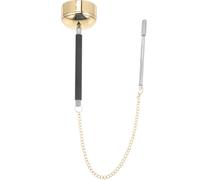 LOEFLIFA Campana de Percusión Manual de Latón Ajustable Grande para Templo Budista, Instrumento Musical Yin Qing Portátil para Meditación y Rituales de Oración