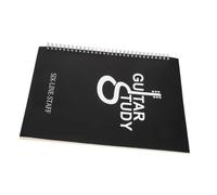 LOEFLIFA Cuaderno de Partituras A4 para Guitarra Libro de Acordes Portátil Papel Resistente y Diseño de Bobina Adecuado para Músicos y Estudiantes de Música Suministros para