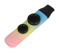 LOEFLIFA Kazoo de Doble Membrana Abs Portátil para Adultos y Principiantes Instrumento de Boca Fácil de Tocar Color Degradado Piel Acompañamiento Musical para Guitarra y Ukelele