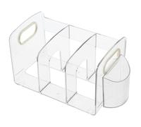 LOEFLIFA Soporte de Libros acrílicos Poseedor Estante de exhibicion Estante de Escritorio Delgado Mostrar estantería de Escritorio de Dormitorio Soporte para Libros de Lectura el plastico