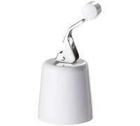 LOEFLIFA Tapón para Preservar el Sabor y Evitar la Entrada de Aire de Plástico Blanco de Botella de Vino Cierre Hermético para Adecuado para Uso en Hogares y Fiestas Uso en Hogares y