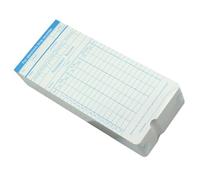 LOEFLIFA Tarjetas Escribir Horario 100 Hojas para Control Horario Empleados y Registro Jornada Laboral en Oficina y Fábrica Color Aleatorio