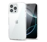 Loeoel per iPhone 16 Pro Case Pro Clear trasparente Hybrid 16 Pro Telefono [Bumper di silicone in plastica e morbido] Coperchio protettivo acrilico n