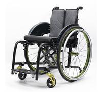LOERSS Silla de ruedas manual ligera, silla de ruedas deportiva ultraligera portátil todo terreno, silla de ruedas plegable, sillas de ruedas de transporte con antivuelco(A,38cm/15in)
