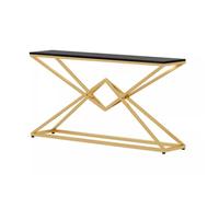 loeusjfnr Mesa de Sofá para Vestíbulo Estrecha Mesa Consola De Losa Roca Hierro Nórdico, Auxiliar Pared Entrada Simple