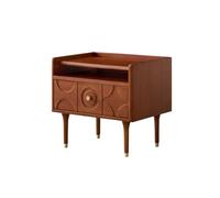 loeusjfnr Side Tables Bedroom Mesita de Noche Retro Medieval 58 x 43 52 cm, Moderna Vitrina Madera Maciza for Dormitorio, Mueble Decorativo for Sala Estar