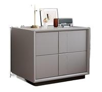 loeusjfnr Side Tables Bedroom Mesita de Noche Sencilla, Ligera, Lujo, Cuero, for Dormitorio Principal, Organizador mesitas(45x40x50cm)