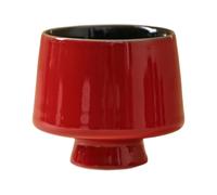 loeusjfnr Taza De Té De Cerámica Juego de té cerámica Kung Fu, taza maestra, roja, casera, individual, esmaltado color, retro for beber, tazón Tazas Para Té