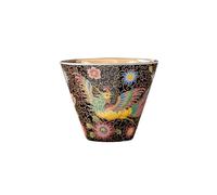 loeusjfnr Taza De Té De Cerámica Taza de maestro esmaltada, taza té dorada, cuenco cerámica, juego kung fu, individual, cónica degustación, personal Tazas Para Té