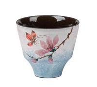 loeusjfnr Taza De Té De Cerámica Taza de té cerámica Magnolia Master Cup pintada a mano, taza for preparar en casa Tazas Para Té