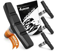 LOEVELOSI Zapatas Freno V-Brake Alto Rendimiento 2 Pares Pastillas de Freno Bicicleta Durables & Ajustables para V-Brake U-Brake y Cantilever Pack 4 Unidades para Shimano, Tektro, Avid, Sram, XLC etc