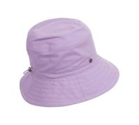LOEVENICH Sombrero de pescador para mujer de algodón puro, ultraligero y tamaño ajustable en talla única, violeta, Talla única
