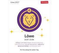 Löwe Sternzeichenkalender 2027 - Tagesabreißkalender - Ihr Horoskop für jeden Tag: Tischkalender 2027 mit täglichem Horoskop. Kleiner Kalender mit täglichem Blick in die Sterne