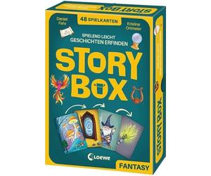 Loewe Verlag GmbH Story Box - Fantasy: Entfalte Deine Fantasie und erfinde kreative Geschichten - Kartenbox für Kinder AB 7 Jahren - Kreativer Spielspaß allein und in Der Gruppe