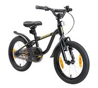 LÖWENRAD Bicicleta Infantil para niños y niñas a Partir de 4-5 años | Bici 16" Pulgadas con Frenos | Negro