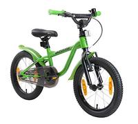 LÖWENRAD Bicicleta Infantil para niños y niñas a Partir de 4-5 años | Bici 16" Pulgadas con Frenos | Verde