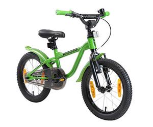LÖWENRAD Bicicleta Infantil para niños y niñas a Partir de 4-5 años | Bici 16" Pulgadas con Frenos | Verde