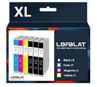 LOFBLAT 405XL Cartuchos compatibles para Epson 405 XL Multipack para Epson Workforce WF-3820DWF WF-3825DWF WF-4820DWF WF-4825DWF WF-4830DTWF WF-7830DTWF WF-7835DTWF (6-Pack)