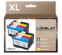 LOFBLAT 603XL Cartuchos de Tinta para Epson 603 XL para Expression Home XP-2100 XP-3100 XP-2150 XP-4100 XP-2100 XP-2105 Workforce WF-2810 WF-2830 WF-2850 (2 Negro, 2 Cian, 2 Magenta, 2 Amarillo)
