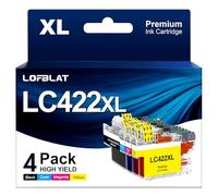 LOFBLAT LC422XL LC-422 XL Cartucho de Tinta Compatible para Brother LC422 LC-422XL LC-422XLVAL Tinta para Brother MFC-J5340DW MFC-J5345DW MFC-J5740DW MFC-J6540DW MFC-J6940DW MFC-J5340DWE MFC-J6540DWE