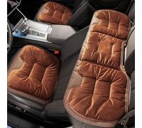 LOFIRY Cojín para el Asiento del Coche Castaño para Corvette C5 Z06 LS6 V8 1997-2004 Cojin Asiento Coche Portátil Cojín Universal para Asiento de Coche,Three Piece Set