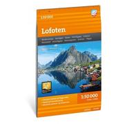 Lofoten Hiking Map - (Turkart) (Mountain map detailed scale)