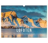 Lofoten. Nature Water Light (Wall Calendar 2026 DIN A3 landscape), CALVENDO 12 Month Wall Calendar: Breathtaking landscapes of the Lofoten Islands