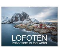 Lofoten Reflections in the water (Wall Calendar 2026 DIN A2 landscape), CALVENDO 12 Month Wall Calendar: Winter trip to Lofoten archipelago
