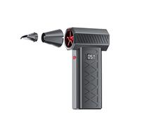 LOFOTU Plumero de aire eléctrico recargable para secado de mascotas, soplador de alta velocidad para electrónica de computadora y detalles automotrices, soplador ABS para limpieza de automóviles