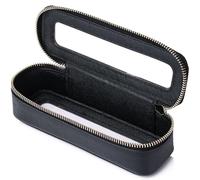 LOFOWN Bolsa transparente para brochas de maquillaje, neceser de viaje transparente con cremallera para mujer, negro (C/Black), Delgado, Bolsa transparente para brochas de maquillaje