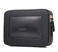 LOFOWN Pequeña bolsa de maquillaje transparente para viaje, bolsa de aseo de viaje, organizador de cosméticos, aprobado por la TSA, bolsa de maquillaje transparente con cremallera esencial para el