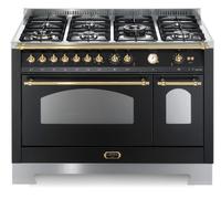 LOFRA 62010015 DOLCEVITA RNMD126MFT+E/2AEO COCINA 120CM NEGRO/BRONCE 7 FUEGOS