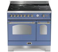 Lofra Cisne RLVD96MFTE/5I Cocina 90X60 Rojo Burgundy Doble Horno 5 Zona