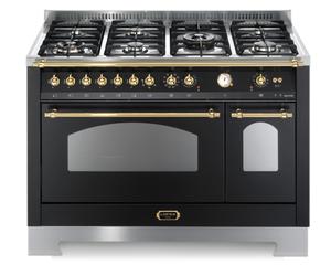 Lofra Cisne RNMD126MFT + Y / 2AEO Cocina 120X60CM Negra 7 Llamas Horno Eléctrico