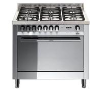 LOFRA Cocina 90CM Horno Eléctrico 6 Fuegos Inox CE A MG96MFCIS