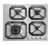 Lofra Cocina A Gas Urano Hls6G0 60Cm Acero Inoxidable Satinado 4 Fuegos