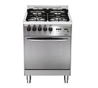 Lofra Curva De C66gv/C Cocina 60CM Inox Satinado 4 Quemadores Horno A Gas