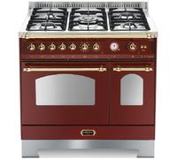 Lofra Dolce Vita Rrd96Mfte/Ci Cocina 90Cm Rojo Burdeos/Brass 60220022 Ce.A
