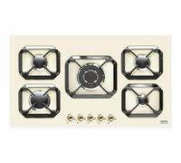 Lofra Dolce Vita Hrbi9Ao Cocina 90Cm Marfil 5 Fuegos 1 Triple Corona